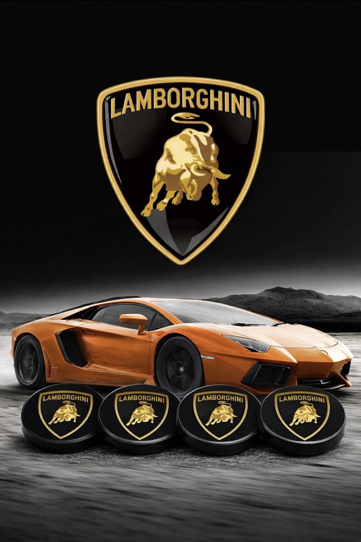 Lamborghini Center wheel caps
